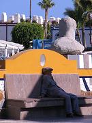 piedra picuda from plaza pedro betancor